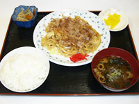 焼きうどん定食